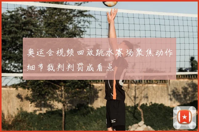 奥运会视频回放跳水赛场聚焦动作细节裁判判罚成看点