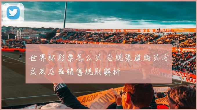 世界杯彩票怎么买 合规渠道购买方式及店面销售规则解析